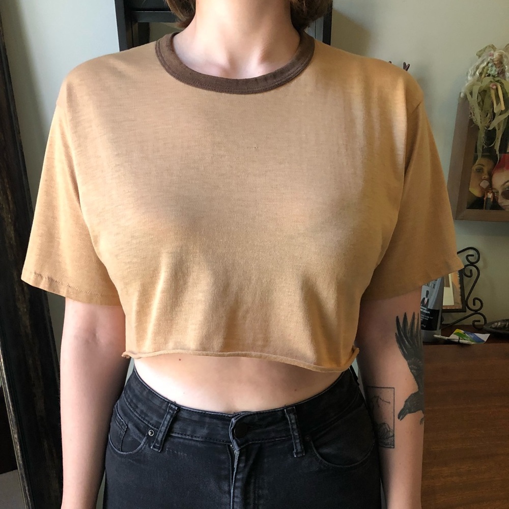 VINTAGE CROPPED T SHIRT